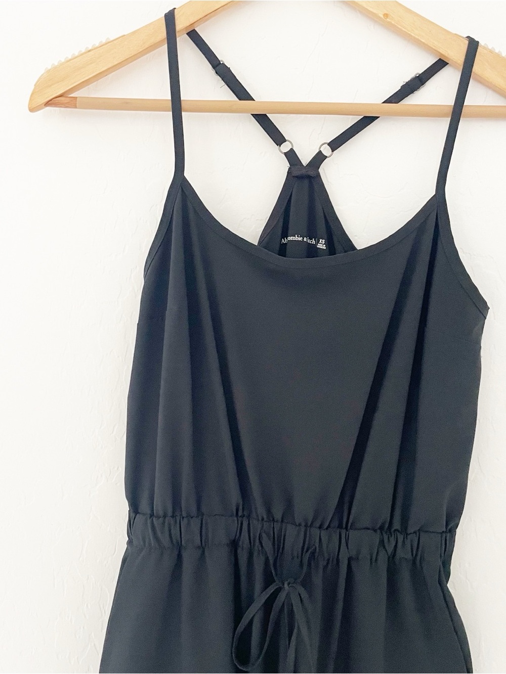 Abercrombie & Fitch athletic jogger jumpsuit black size xs - Picture 2 of 7